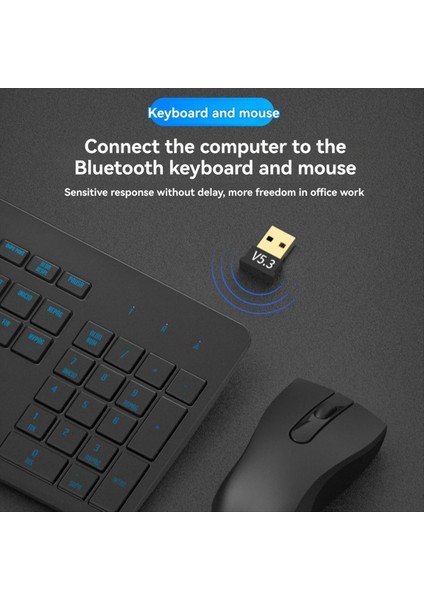 Pc Için Bluetooth 5.3 Adaptör USB Bluetooth Dongle Alıcı Verici Masaüstü Dizüstü Bilgisayar Hoparlör (Yurt Dışından) fırsatları