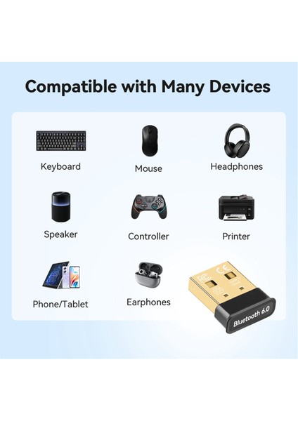Pc Için USB Bluetooth Adaptörü Bluetooth 6 0 Dongle Klavye/fare Için USB Bluetooth Verici Alıcı (Yurt Dışından) fırsatları