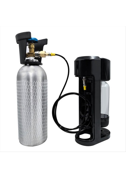 Soda Su Yapıcı Makinesi Karbon Dioksit Dolum Istasyonu Adaptörü TR21-4 Harici Co2 Tankı Için 98 Inç Hortum Kiti ile (Yurt Dışından) indirimleri
