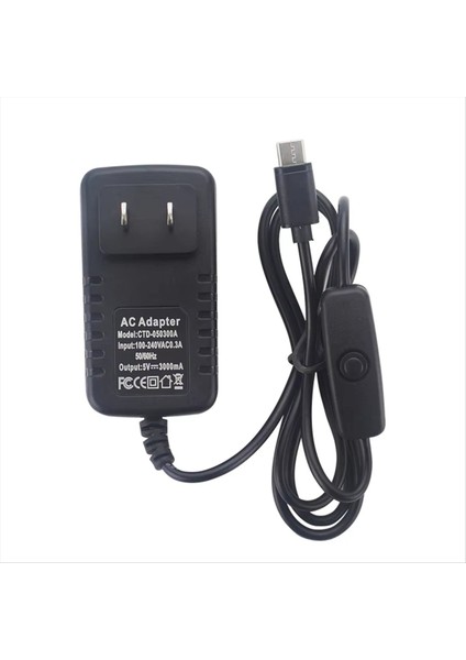 Orange Pi Zero 3 / 3b Abd Tak Için Açma/kapama Anahtarı Şarj Cihazı ile 5V 3A Güç Kaynağı USB Tip-C Güç Adaptörü (Yurt Dışından) indirimleri