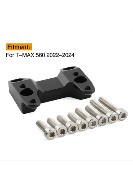 Yamaha TMAX560 T-Max Tmax 560 2022-2024 Gidon Yükseltici Motosiklet Cnc Gidon Yükseltici Uzatın Montaj Kelepçe Adaptörü (Yurt Dışından) fiyatları
