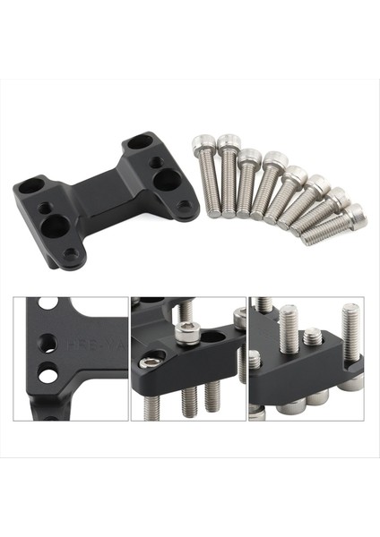 Yamaha TMAX560 T-Max Tmax 560 2022-2024 Gidon Yükseltici Motosiklet Cnc Gidon Yükseltici Uzatın Montaj Kelepçe Adaptörü (Yurt Dışından) indirimleri