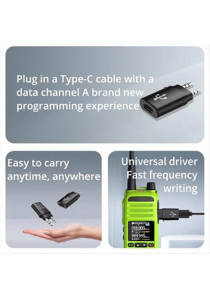TPC11 Tk-Typ-C Programlama Kablosu Adaptörü Tip-C Tip-C Programlama Adaptörü Hafif Hızlı Walkie Talkie Aksesuarları (Yurt Dışından) indirimleri