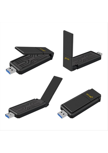 Wifi 6 USB Dual Band Kablosuz Ağ Kartı 1800 Mbps 2 4ghz Anten Usb3 0 Dizüstü Masaüstü Için Kablosuz Adaptör (Yurt Dışından) fırsatları
