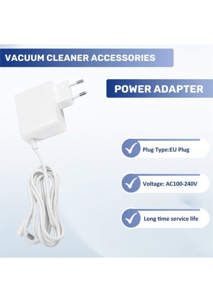 Xiaomi C203 Için Xiaomi G20 Lite Için Mijia Akülü Elektrikli Süpürge Lite (MJWXCQ03DY) Ab Adaptör Şarj Cihazı (Yurt Dışından) indirimleri