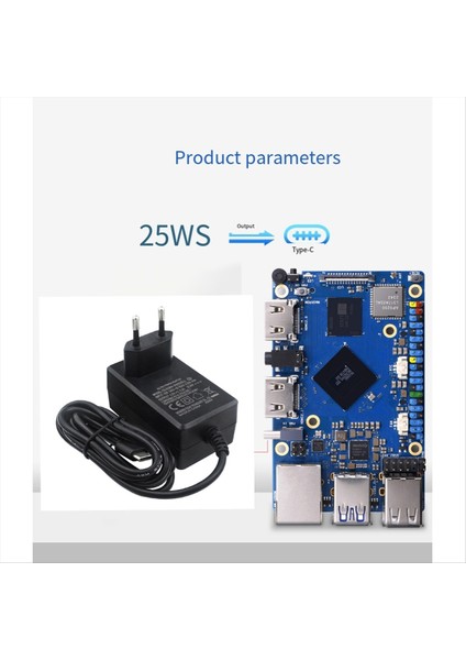 Orange Pi 5max Pro Ultra Güç Kaynağı Için 5 V 5A USB Tip-C Güç Adaptörü Opi 5 Max Opi 5 Ultra Opi Rv2 Opi 4A Abd (Yurt Dışından) modelleri