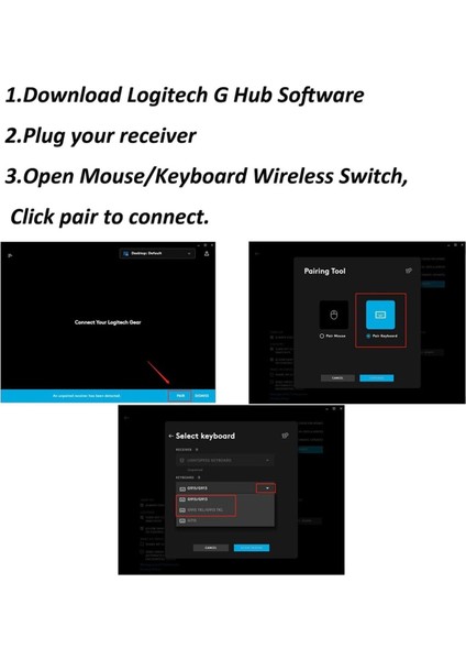 USB Dongle Klavye Alıcı Adaptörü Değiştirme G913 G915 Tkl Kablosuz Mekanik Oyun Klavyesi G815 G813 Tkl (Yurt Dışından) indirimleri