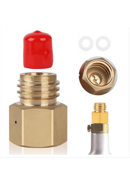 TR21-4 Için Adaptör Quooker Cube Tankı TR21-3 Için Dönüştürüldü, Pirinç Co2 Silindir Dönüştürme Adaptör, Soda Hızlı Adaptör (Yurt Dışından)