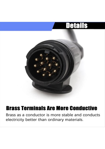 Römork Konektörü Avrupa 13 Pimli - Amerikan 4 Pimli Arka Lamba Devresi Kablolama Adaptörü Tak ve Çalıştır (Yurt Dışından) indirimleri