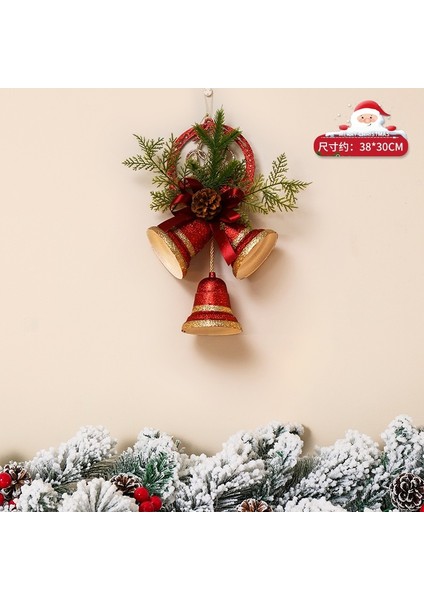 Noel Ağacı Asılı Süslemeler Çan Kolye Noel Süsleri Ins Tarzı Sahne Dekorasyonu Atmosfer Sahne Süsleri (Yurt Dışından)