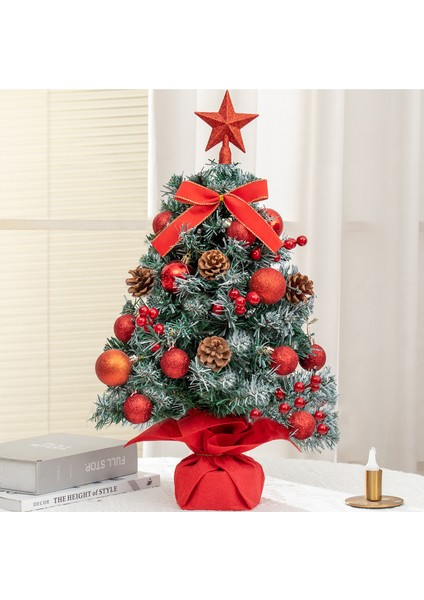 90CM 9 Deluxe Simülasyon Yılbaşı Ağacı Küçük Mini Yılbaşı Ağacı Paketi Masaüstü Yılbaşı Ağacı (Yurt Dışından)