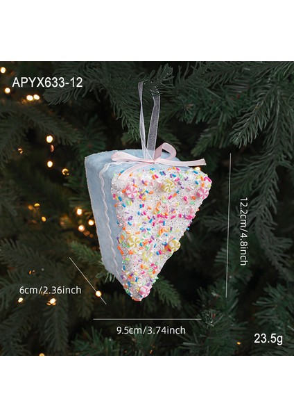 Dekorasyon Şanslı Yıldız Noel Ağacı Noel Günü Giydirme Çanları Kar Taneleri Duvar Dekorasyonu Asma (Yurt Dışından)