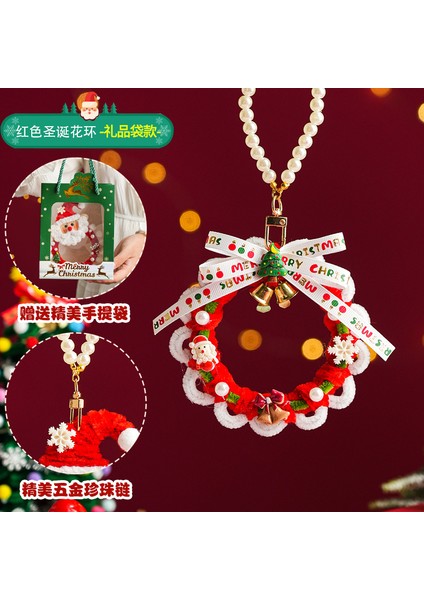 Dekorasyon Şanslı Yıldız Noel Ağacı Noel Günü Giydirme Çanları Kar Taneleri Duvar Dekorasyonu Asma (Yurt Dışından)