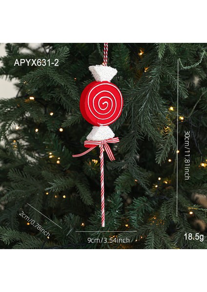 Dekorasyon Şanslı Yıldız Noel Ağacı Noel Günü Giydirme Çanları Kar Taneleri Duvar Dekorasyonu Asma (Yurt Dışından)