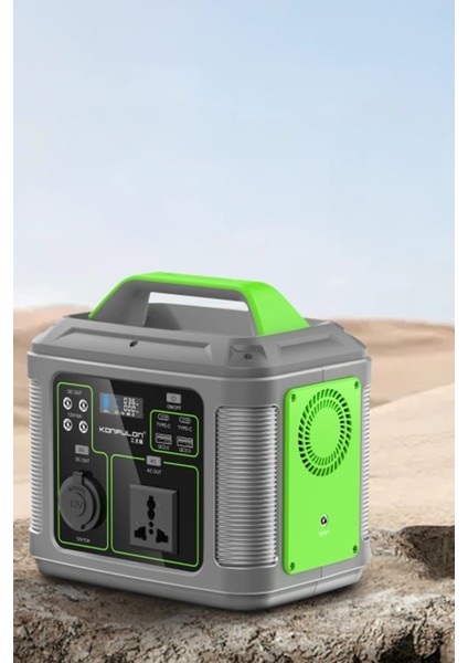 Sptrns Konfulon CN04 Powerbank 300W 60.000 Mah 5W LED Işıklı Kamp Şarj Pd 60W - Gri fiyatları