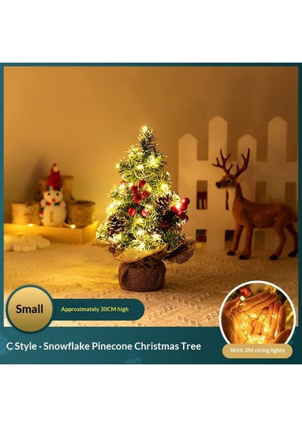 El Yapımı Dıy Küçük Yılbaşı Ağacı Noel Hediyesi Süs Tatil Dekorasyonu (Yurt Dışından)