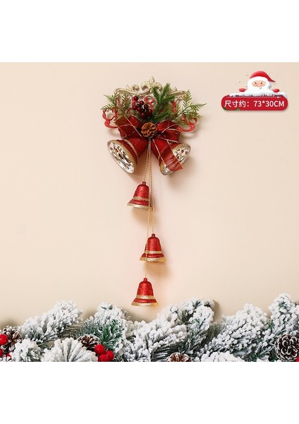 Noel Ağacı Asılı Süslemeler Çan Kolye Noel Süsleri Ins Tarzı Sahne Dekorasyonu Atmosfer Sahne Süsleri (Yurt Dışından)