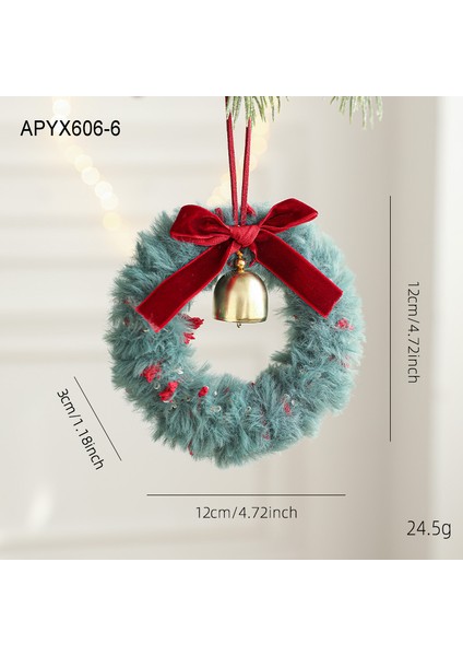 Noel Ağacı Asılı Süslemeler Çan Kolye Noel Süsleri Ins Tarzı Sahne Dekorasyonu Atmosfer Sahne Süsleri (Yurt Dışından)