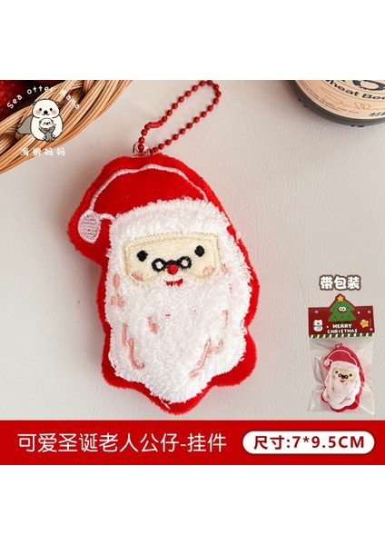 Noel Süsleri Peluş Noel Baba Geyik Bebek Sahne Dekorasyonu Küçük Hediyeler (Yurt Dışından)