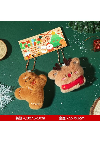 Noel Süsleri Peluş Noel Baba Geyik Bebek Sahne Dekorasyonu Küçük Hediyeler (Yurt Dışından)