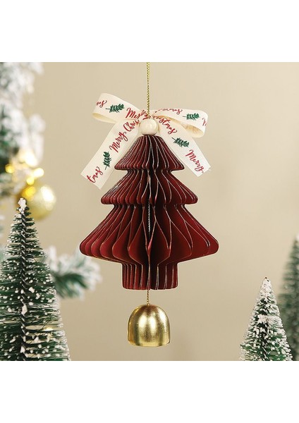 Noel Ağacı Asılı Süslemeler Çan Kolye Noel Süsleri Ins Tarzı Sahne Dekorasyonu Atmosfer Sahne Süsleri (Yurt Dışından)
