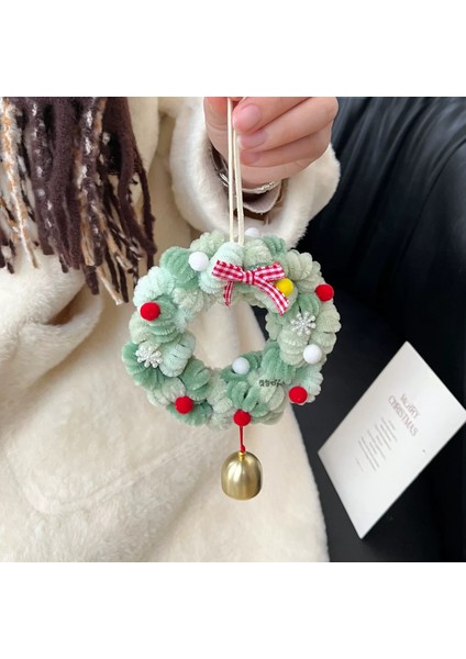 Yeni Noel Atmosferi Çelenk Asılı Şerit Yay Çan Noel Dekorasyonu (Yurt Dışından)