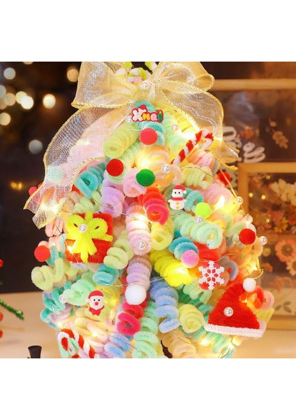 Yeni El Yapımı Diy Malzeme Paketi Noel Dekorasyonu Masaüstü Süsü Mini Noel Ağacı (Yurt Dışından)