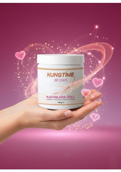 Nungtime Komplex Mineral,magnezyum,vitamin,kolajen Kadın Için 100 gr Takviye Edici Gıda indirimleri