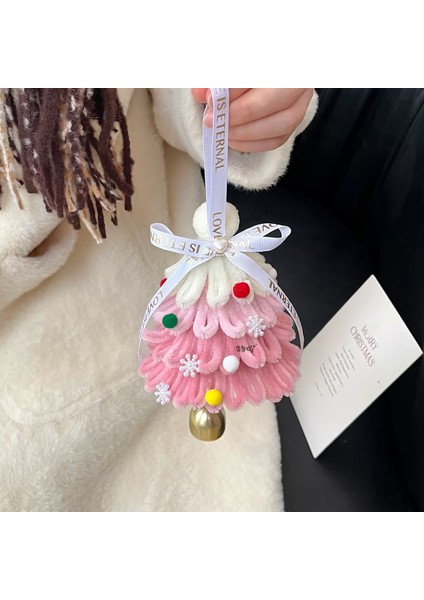 Yeni Noel Atmosferi Çelenk Asılı Şerit Yay Çan Noel Dekorasyonu (Yurt Dışından)