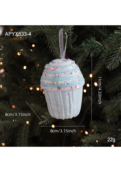 Dekorasyon Şanslı Yıldız Noel Ağacı Noel Günü Giydirme Çanları Kar Taneleri Duvar Dekorasyonu Asma (Yurt Dışından)