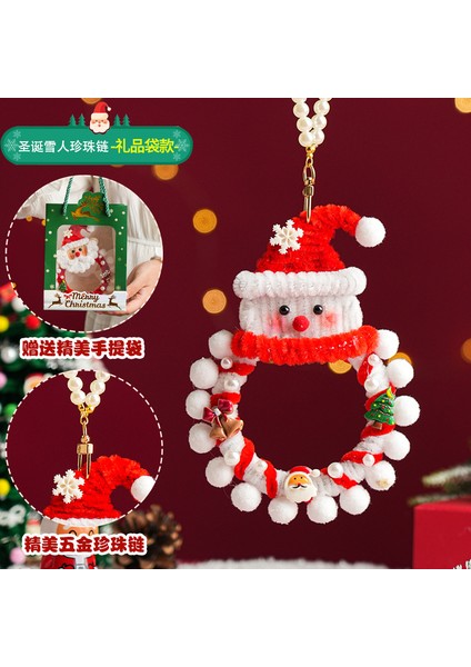 Dekorasyon Şanslı Yıldız Noel Ağacı Noel Günü Giydirme Çanları Kar Taneleri Duvar Dekorasyonu Asma (Yurt Dışından)