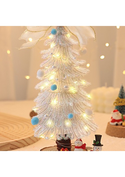 Yeni El Yapımı Diy Malzeme Paketi Noel Dekorasyonu Masaüstü Süsü Mini Noel Ağacı (Yurt Dışından)