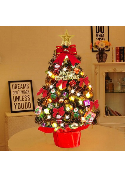 90CM 9 Deluxe Simülasyon Yılbaşı Ağacı Küçük Mini Yılbaşı Ağacı Paketi Masaüstü Yılbaşı Ağacı (Yurt Dışından)