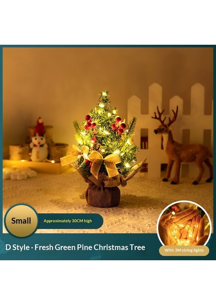 El Yapımı Dıy Küçük Yılbaşı Ağacı Noel Hediyesi Süs Tatil Dekorasyonu (Yurt Dışından)