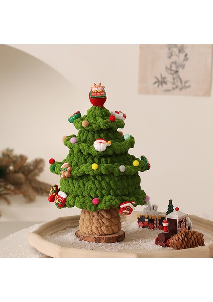 El Yapımı Dıy Küçük Yılbaşı Ağacı Noel Hediyesi Süs Tatil Dekorasyonu (Yurt Dışından)