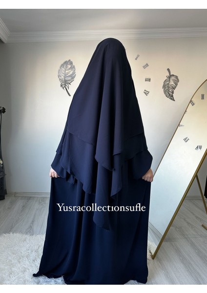 Tesettür Asel Takım Elbise Sufle Peçe 3’lü modelleri