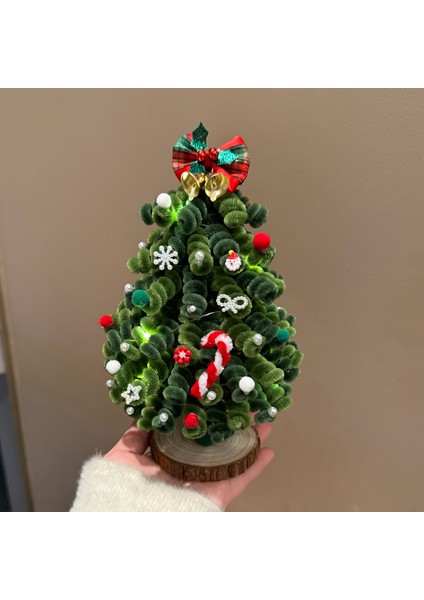 El Yapımı Dıy Küçük Yılbaşı Ağacı Noel Hediyesi Süs Tatil Dekorasyonu (Yurt Dışından)