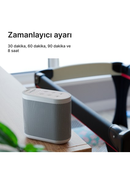 Beyaz Gürültü Makinesi Taşınabilir Rahatlatıcı Bebek ve Yetişkinler Için Ses ve Uyku Cihazı X6230 (Beyaz) indirimleri