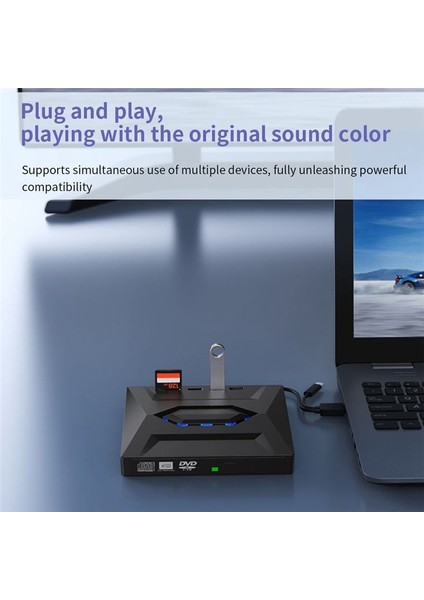Harici DVD CD Yazıcı Brülör CD ve DVD Player Type C/usb3 0 Pc Dizüstü Bilgisayar Windows Için Harici DVD CD Sürücüsü 11/10/8/7 (Yurt Dışından) modelleri