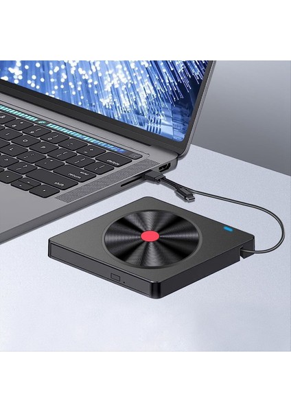 Harici Optik Sürücü Dizüstü Bilgisayar CD Brülör USB Film Disk DVD Oynatıcı Okunabilir Bellek Kartı Çok Işlevli Sürücü Brülör (Yurt Dışından) fırsatları