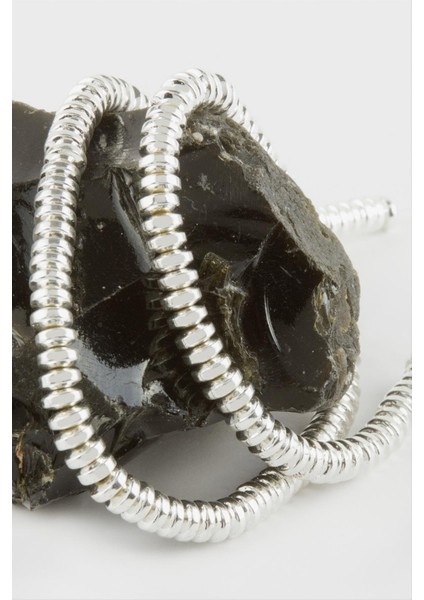 Sptrns Rondela Hematit Taşı 6 Mm-Gümüş Rengi