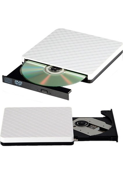 Pc Dizüstü Bilgisayar Harici USB 3 0 DVD Rw CD Yazar Taşınabilir Optik Sürücü Brülör Okuyucu Tepsisi Taşınabilir Sürücü Burner (Yurt Dışından) fiyatları