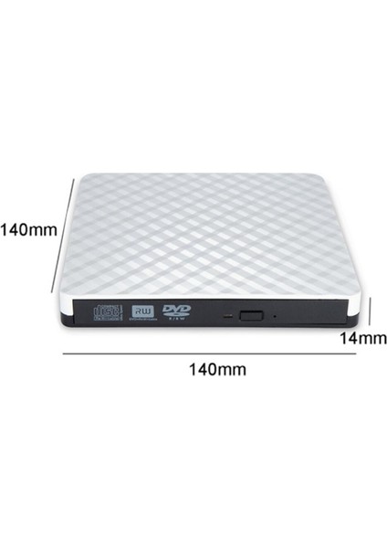 Pc Dizüstü Bilgisayar Harici USB 3 0 DVD Rw CD Yazar Taşınabilir Optik Sürücü Brülör Okuyucu Tepsisi Taşınabilir Sürücü Burner (Yurt Dışından) modelleri