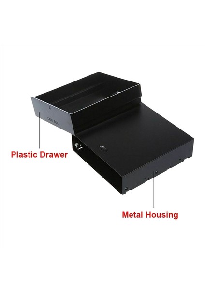 2x Masaüstü Depolama Kutusu Organizatör Çekmecesi Optik Sürücüler 5 25 Inç Ön Panel Depolama Sahipleri ve Rafları (Yurt Dışından) indirimleri