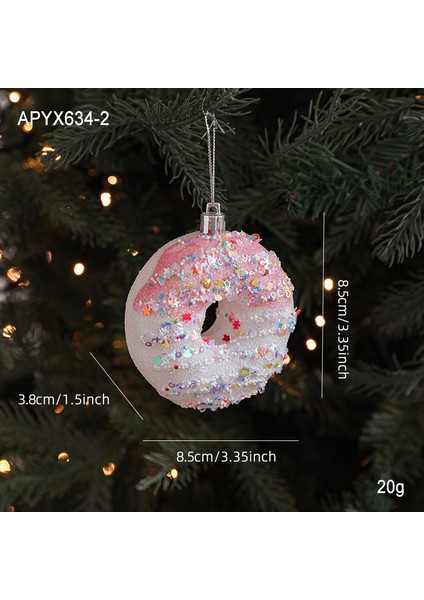 Dekorasyon Şanslı Yıldız Noel Ağacı Noel Günü Giydirme Çanları Kar Taneleri Duvar Dekorasyonu Asma (Yurt Dışından)