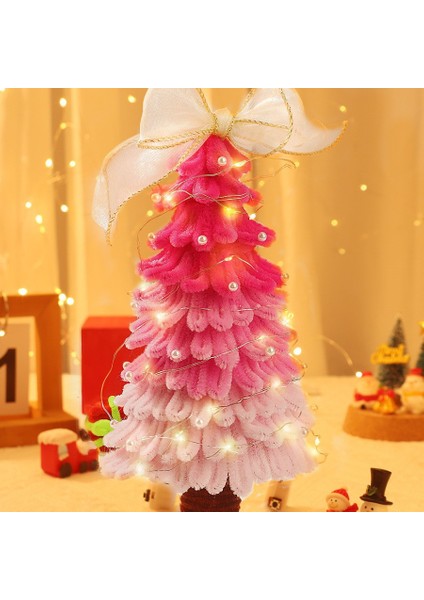 Yeni El Yapımı Diy Malzeme Paketi Noel Dekorasyonu Masaüstü Süsü Mini Noel Ağacı (Yurt Dışından)