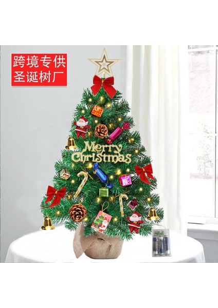 90CM 9 Deluxe Simülasyon Yılbaşı Ağacı Küçük Mini Yılbaşı Ağacı Paketi Masaüstü Yılbaşı Ağacı (Yurt Dışından)