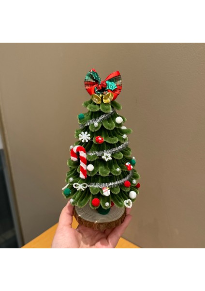 El Yapımı Dıy Küçük Yılbaşı Ağacı Noel Hediyesi Süs Tatil Dekorasyonu (Yurt Dışından)