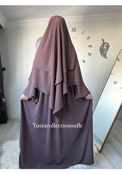 Tesettür Asel Takım Elbise Sufle Peçe 3’lü fırsatları