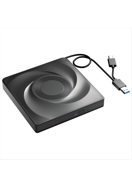 Harici Cd/dvd Sürücü Brülörü CD Rom DVD Player Taşınabilir CD Okuyucu Dizüstü Bilgisayar Windows 11/10/7 Linux Mac Os Için (Yurt Dışından)